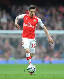 Hector Bellerin in Action: Arsenal vs Liverpool (2014-15), Emirates Stadium