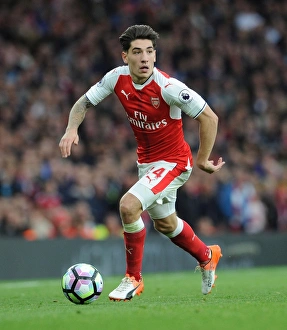 Hector Bellerin in Action: Arsenal vs Middlesbrough, Premier League 2016-17