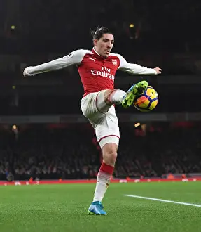 Arsenal V Newcastle United 2017-18 Prints: Hector Bellerin in Action: Arsenal vs Newcastle United, Premier League 2017-18