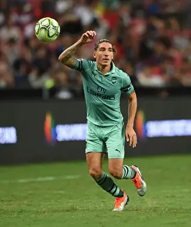 Hector Bellerin in Action: Arsenal vs Paris Saint-Germain, International Champions Cup 2018