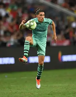 Hector Bellerin in Action: Arsenal vs Paris Saint-Germain, International Champions Cup 2018
