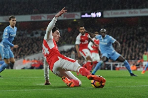 Arsenal V Stoke City 2016-17 Prints: Hector Bellerin in Action: Arsenal vs Stoke City, Premier League 2016-17