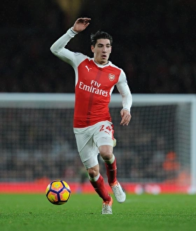 Arsenal V Stoke City 2016-17 Prints: Hector Bellerin in Action: Arsenal vs Stoke City, Premier League 2016-17