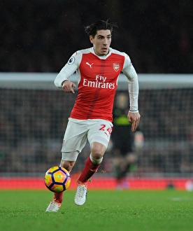 Arsenal V Stoke City 2016-17 Prints: Hector Bellerin in Action: Arsenal vs Stoke City, Premier League 2016-17