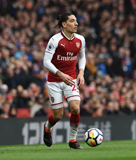 Arsenal V Stoke City 2017-18 Prints: Hector Bellerin in Action: Arsenal vs Stoke City, Premier League 2017-18