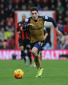 Hector Bellerin in Action: Bournemouth vs. Arsenal, Premier League 2015-16
