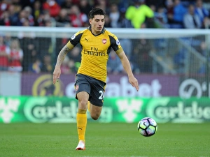 Burnley V Arsenal 2016-17 Prints: Hector Bellerin in Action: Burnley vs. Arsenal, Premier League 2016-17