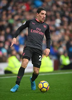 Burnley V Arsenal 2017-18 Prints: Hector Bellerin in Action: Burnley vs Arsenal, Premier League 2017-18