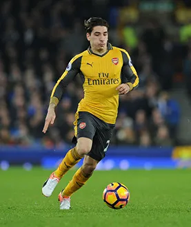 Hector Bellerin in Action: Everton vs Arsenal, Premier League 2016-17