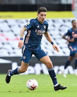Hector Bellerin in Action: Fulham vs Arsenal, Premier League 2020-21