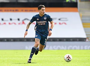 Hector Bellerin in Action: Fulham vs Arsenal, Premier League 2020-21