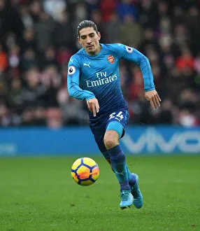 Southampton V Arsenal 2017-18 Prints: Hector Bellerin in Action: Southampton vs. Arsenal, Premier League 2017-18