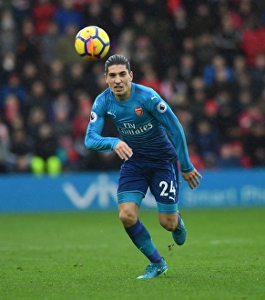 Southampton V Arsenal 2017-18 Prints: Hector Bellerin in Action: Southampton vs Arsenal, Premier League 2017-18
