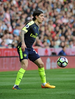 Stoke City V Arsenal 2016-17 Prints: Hector Bellerin in Action: Stoke City vs Arsenal, Premier League 2016-17