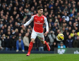 Tottenham Hotspur V Arsenal 2014-15 Prints: Hector Bellerin in Action: Tottenham vs. Arsenal, Premier League 2014-15