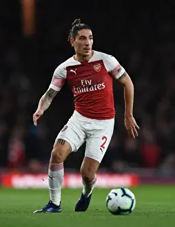 Hector Bellerin (Arsenal). Arsenal 3: 1 Leicester City. Premier League. Emirates Stadium