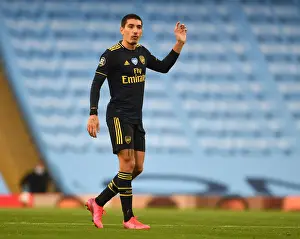 Hector Bellerin of Arsenal Faces Off Against Manchester City in Premier League Showdown