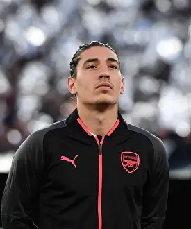 Arsenal V Atletico Madrid 2017-18 Prints: Hector Bellerin: Arsenal FC's Focused Fighter Ahead of Atletico Madrid Europa League Showdown
