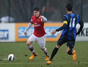Images Dated 6th March 2013: Hector Bellerin (Arsenal). Inter Milan U19 0: 1 Arsenal U19. NextGen Series. Last 16