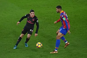 Crystal Palace V Arsenal 2017-18 Prints: Hector Bellerin (Arsenal) Ruben Loftus-Cheek (Chelsea). Crystal Palace 2: 3 Arsenal