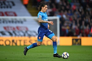 Watford V Arsenal 2017-18 Prints: Hector Bellerin: Arsenal Star in Action Against Watford, Premier League 2017-18