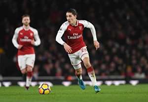 Arsenal V Chelsea 2017-18 Prints: Hector Bellerin: Arsenal vs. Chelsea, Premier League 2017-18 - In Action