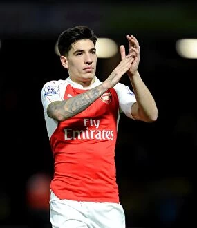Images Dated 17th October 2015: Hector Bellerin (Arsenal). Watford 0: 3 Arsenal. Barclays Premier League. Vicarage Road