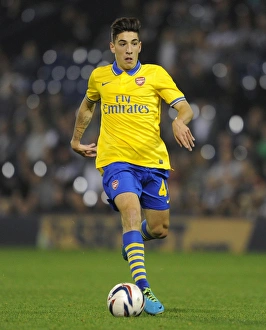 West Bromwich Albion V Arsenal 2013-14 - Capital Cup Prints: Hector Bellerin (Arsenal). West Bromwich Albion 1: 1 Arsenal