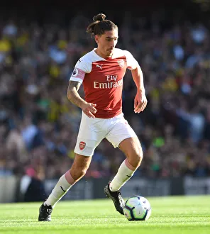 Arsenal V Watford 2018-19 Prints: Hector Bellerin: Arsenal's Defensive Force vs. Watford, Premier League 2018-19