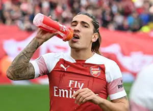 Arsenal V Everton 2018-19 Prints: Hector Bellerin: Arsenal's Focused Defender Gears Up for Arsenal vs. Everton Clash