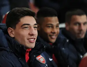 Arsenal V Swansea City 2013-14 Prints: Hector Bellerin: Arsenal's Ready Defender Against Swansea City (Arsenal v Swansea City 2013-14)