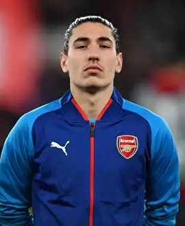 Arsenal V Östersunds FK 2017-18 Prints: Hector Bellerin - Arsenal's Ready-to-Go Warrior Against Östersunds FK
