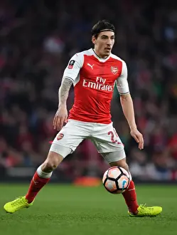 Arsenal V Lincoln City 2016-17 Prints: Hector Bellerin: Arsenal's Unstoppable Force in FA Cup Quarter-Final Against Lincoln City