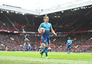 Manchester United V Arsenal 2017-18 Prints: Hector Bellerin Faces Off Against Manchester United: Premier League Showdown at Old Trafford