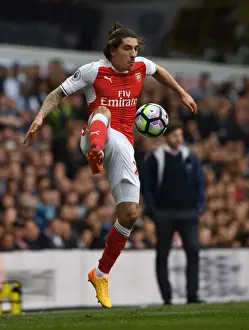 Tottenham Hotspur V Arsenal 2016-17 Prints: Hector Bellerin Faces Off Against Tottenham in Premier League Clash 2016-17