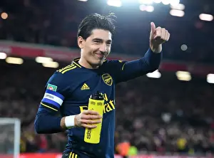 Hector Bellerin Gears Up: Liverpool vs Arsenal - Carabao Cup Showdown