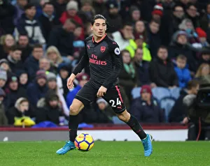 Burnley V Arsenal 2017-18 Prints: Hector Bellerin: On the Pitch Against Burnley, Premier League 2017-18