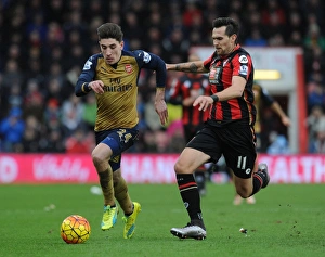 Hector Bellerin vs. Charlie Daniels: A Premier League Showdown at Bournemouth's The Vitality Stadium (Arsenal vs. Bournemouth, 2015-16)