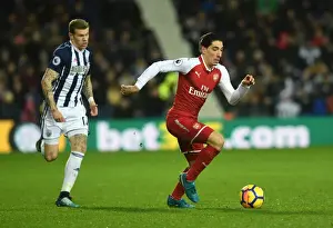 West Bromwich Albion V Arsenal 2017-18 Prints: Hector Bellerin vs. James McClean: Battle at The Hawthorns - West Bromwich Albion vs