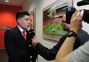 Arsenal Swansea City 2014/15 Prints: Hector Bellerin's Pre-Match Interview Ahead of Arsenal vs. Swansea Clash (May 2015)