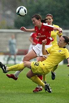 Arsenal Ladies v Sparta Prague 2009-10 Gallery: Helen Lander (Arsenal) Jana Sedlackova (Sparta)
