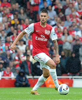 Henri Lansbury (Arsenal). Arsenal 0: 2 Liverpool. Barclays Premier League