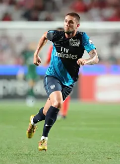 Benfica V Arsenal 2011-12 Prints: Henri Lansbury: Battle at Estadio da Luz - Benfica vs. Arsenal Pre-Season Clash (2011)