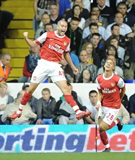 Henri Lansbury's Stunner: Arsenal's Dominant 4-1 Comeback Over Tottenham in Carling Cup