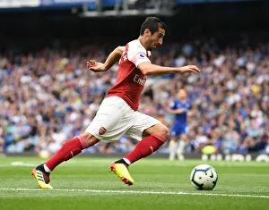 Chelsea V Arsenal 2018-19 Prints: Henrikh Mkhitaryan in Action: Arsenal vs. Chelsea, Premier League 2018-19