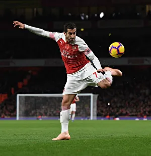 Arsenal V Wolverhampton Wanderers 2018-19 Prints: Henrikh Mkhitaryan in Action: Arsenal vs. Wolverhampton Wanderers, Premier League 2018-19