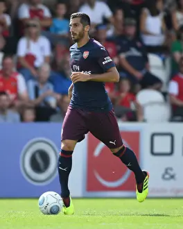 Borehamwood V Arsenal 2018-19 Prints: Henrikh Mkhitaryan in Action: Arsenal's Pre-Season Clash at Borehamwood (2018)