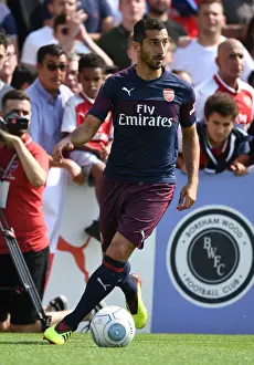 Borehamwood V Arsenal 2018-19 Prints: Henrikh Mkhitaryan in Action: Arsenal's Pre-Season Clash at Borehamwood (2018)