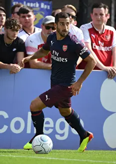 Borehamwood V Arsenal 2018-19 Prints: Henrikh Mkhitaryan in Action: Arsenal's Pre-Season Match vs Borehamwood (2018-19)