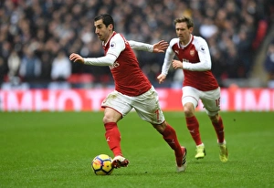 Tottenham Hotspur V Arsenal 2017-18 Prints: Henrikh Mkhitaryan in Action: Tottenham Hotspur vs. Arsenal, Premier League 2017-18